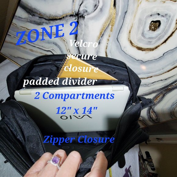 Business Professional Computer Carry Soft Side Brief Case - Picture 4 of 8